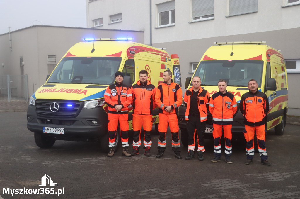 Fotorelacja: Briefing prasowy - zakup trzech ambulansów dla SPZOZ w Myszkowie