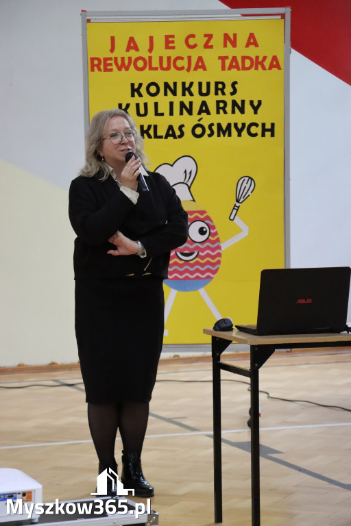 Fotorelacja: JAJECZNA REWOLUCJA TADKA w ZS im. Tadeusza Kościuszki w Żarkach