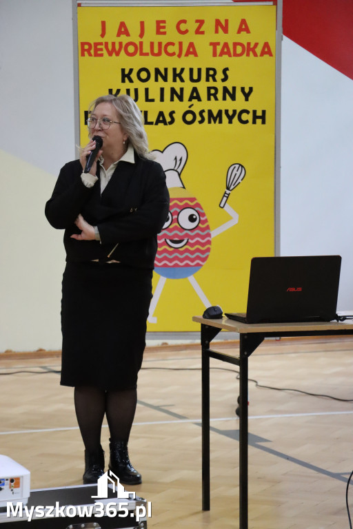 Fotorelacja: JAJECZNA REWOLUCJA TADKA w ZS im. Tadeusza Kościuszki w Żarkach