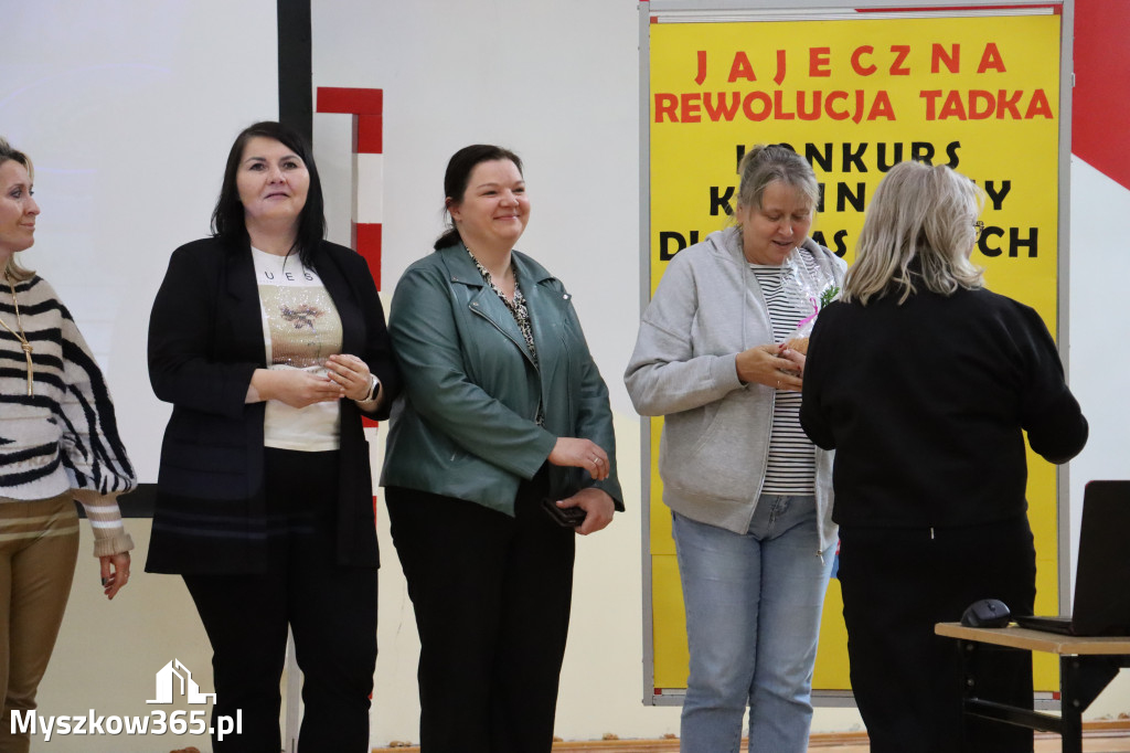 Fotorelacja: JAJECZNA REWOLUCJA TADKA w ZS im. Tadeusza Kościuszki w Żarkach