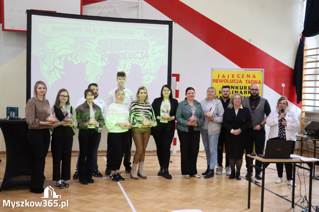 Fotorelacja: JAJECZNA REWOLUCJA TADKA w ZS im. Tadeusza Kościuszki w Żarkach