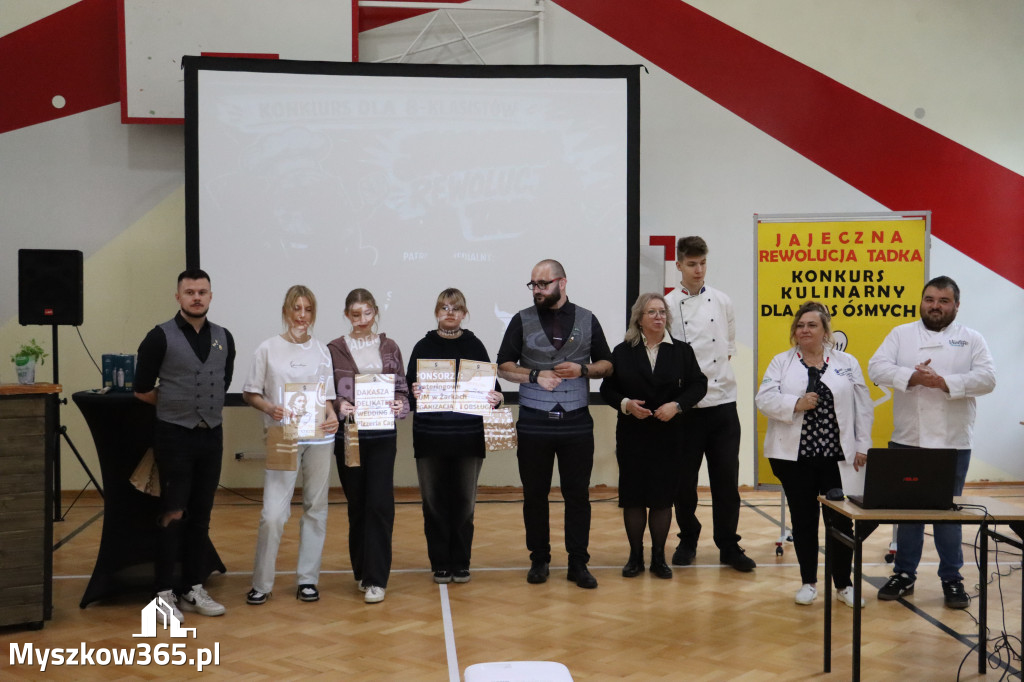 Fotorelacja: JAJECZNA REWOLUCJA TADKA w ZS im. Tadeusza Kościuszki w Żarkach