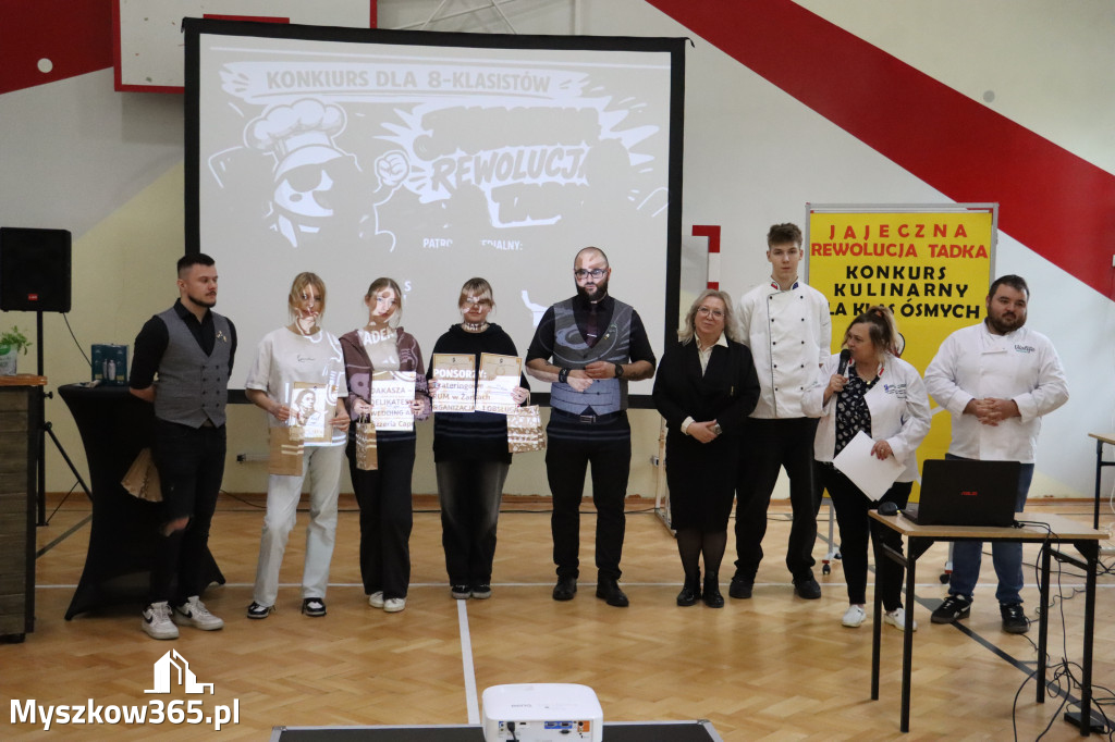 Fotorelacja: JAJECZNA REWOLUCJA TADKA w ZS im. Tadeusza Kościuszki w Żarkach