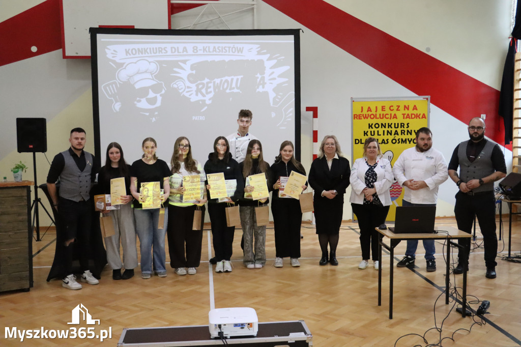 Fotorelacja: JAJECZNA REWOLUCJA TADKA w ZS im. Tadeusza Kościuszki w Żarkach