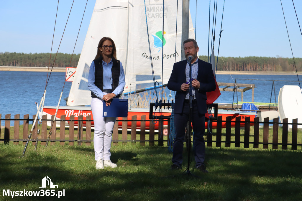 Fotorelacja: Uroczyste podniesienie Bandery PZŻ - otwarcie sezonu żeglarskiego 2026 w Poraju