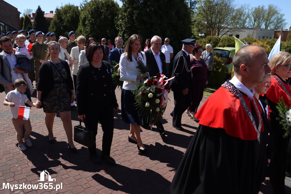 Fotorelacja: Święto Konstytucji 3 Maja w Myszkowie