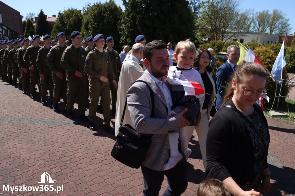Fotorelacja: Święto Konstytucji 3 Maja w Myszkowie