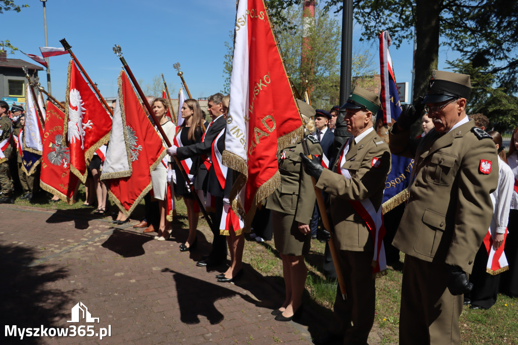 Fotorelacja: Święto Konstytucji 3 Maja w Myszkowie