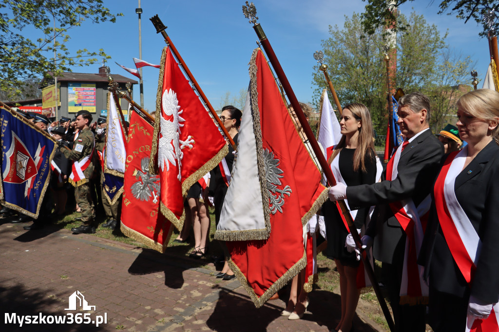 Fotorelacja: Święto Konstytucji 3 Maja w Myszkowie