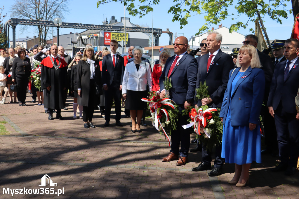 Fotorelacja: Święto Konstytucji 3 Maja w Myszkowie