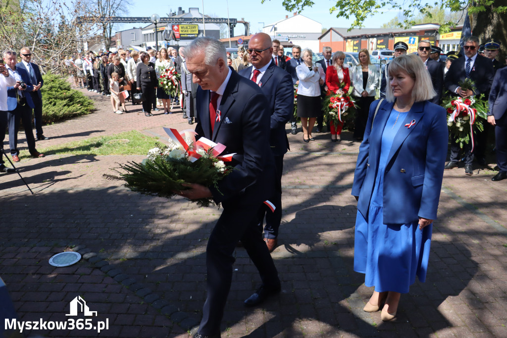 Fotorelacja: Święto Konstytucji 3 Maja w Myszkowie