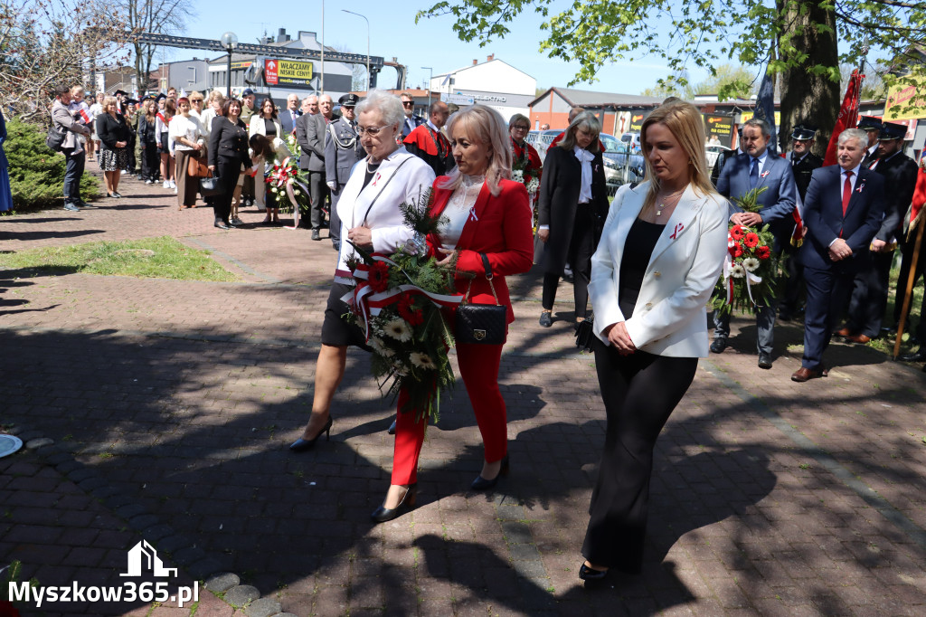 Fotorelacja: Święto Konstytucji 3 Maja w Myszkowie