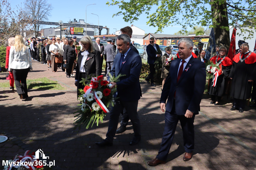 Fotorelacja: Święto Konstytucji 3 Maja w Myszkowie