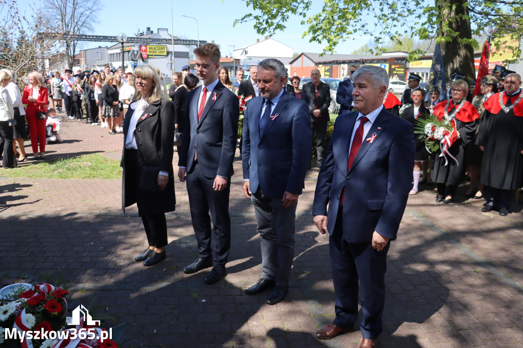 Fotorelacja: Święto Konstytucji 3 Maja w Myszkowie