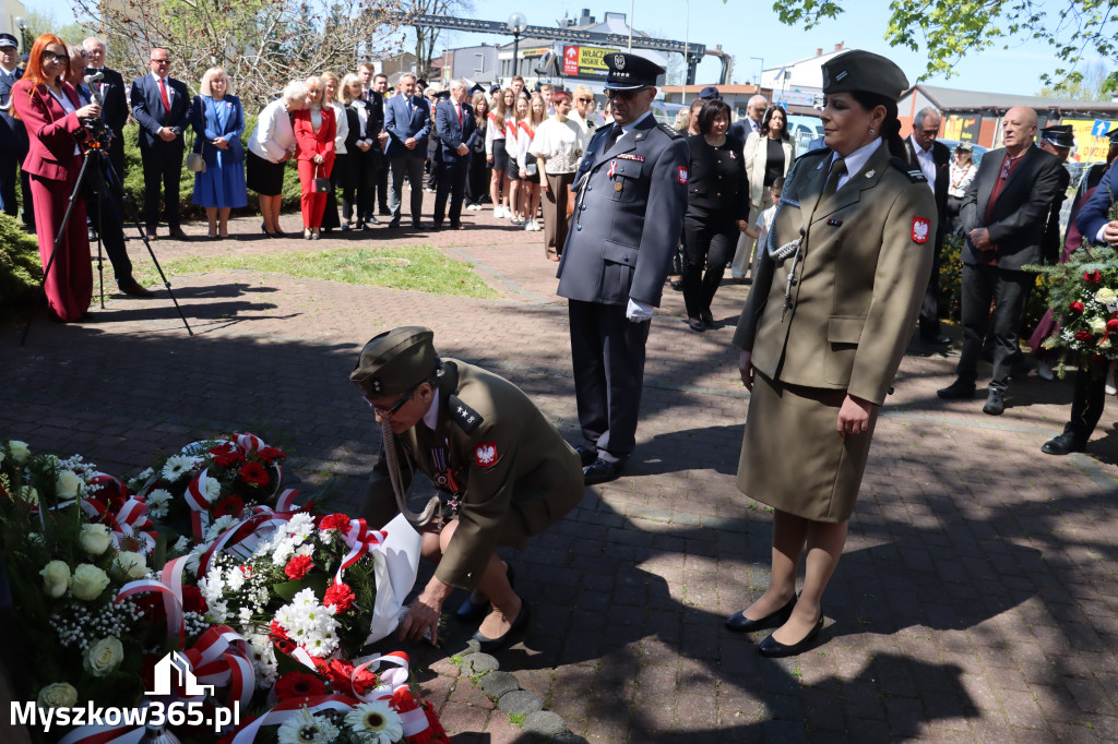 Fotorelacja: Święto Konstytucji 3 Maja w Myszkowie