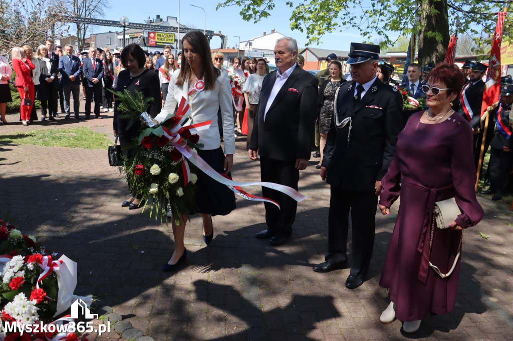 Fotorelacja: Święto Konstytucji 3 Maja w Myszkowie