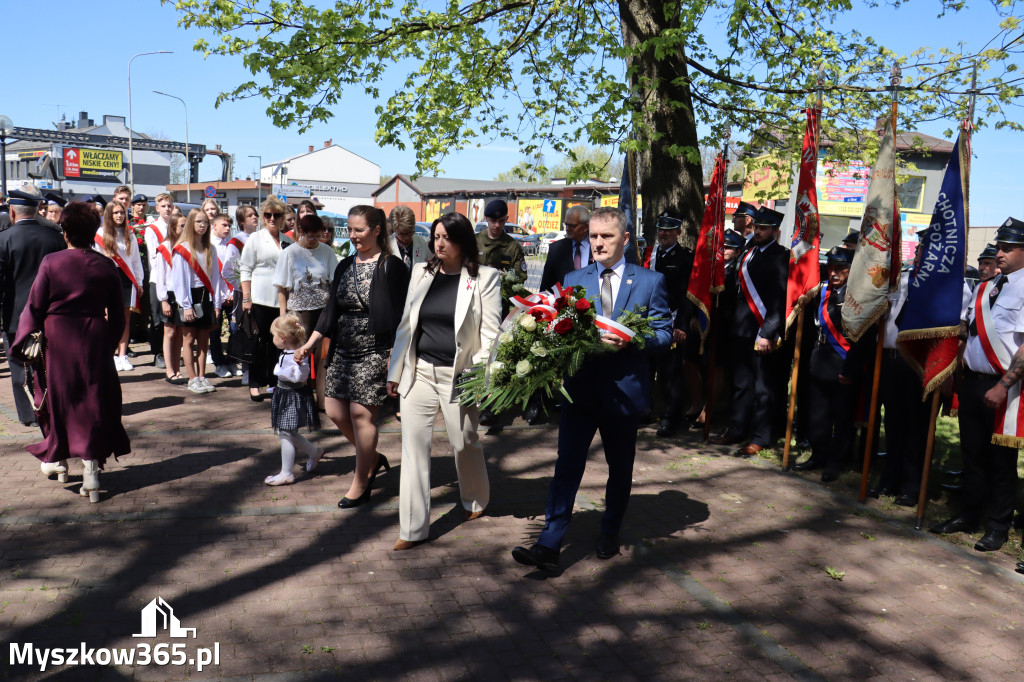 Fotorelacja: Święto Konstytucji 3 Maja w Myszkowie