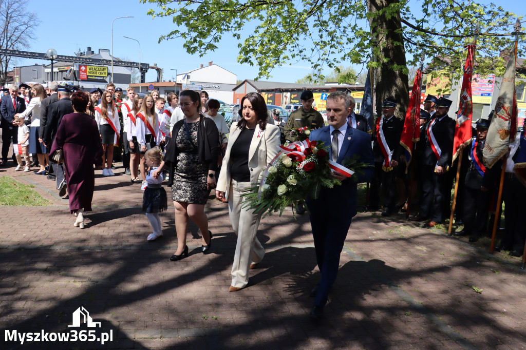 Fotorelacja: Święto Konstytucji 3 Maja w Myszkowie