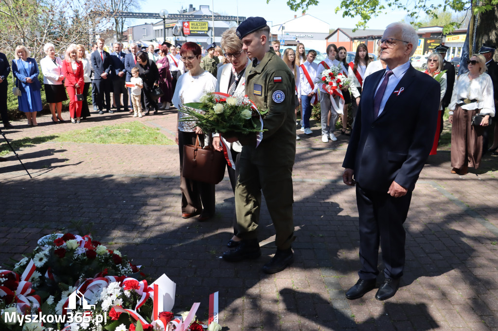 Fotorelacja: Święto Konstytucji 3 Maja w Myszkowie