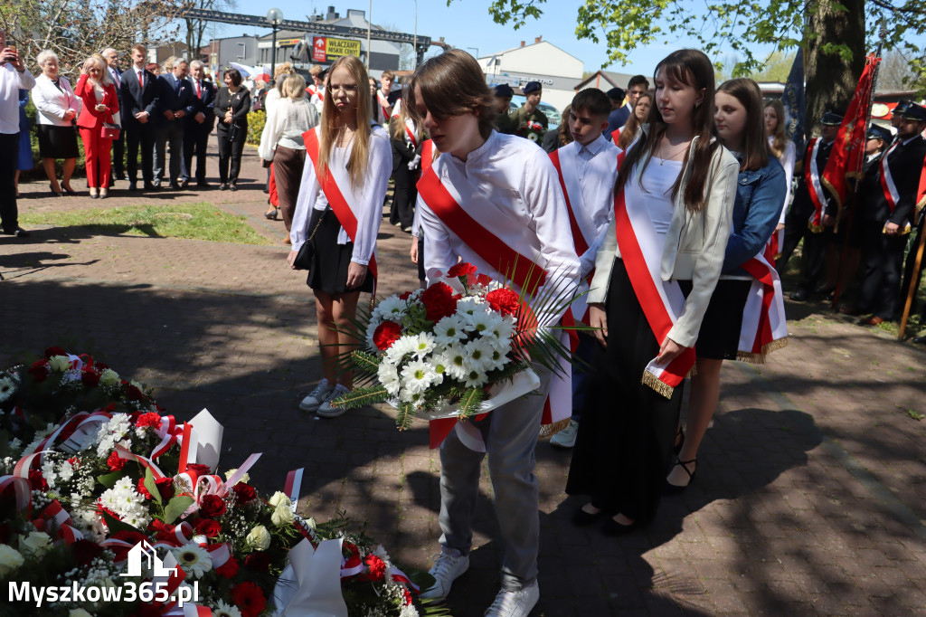 Fotorelacja: Święto Konstytucji 3 Maja w Myszkowie