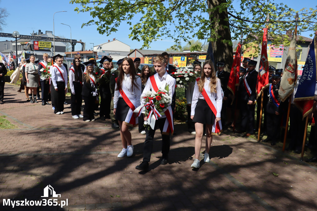 Fotorelacja: Święto Konstytucji 3 Maja w Myszkowie