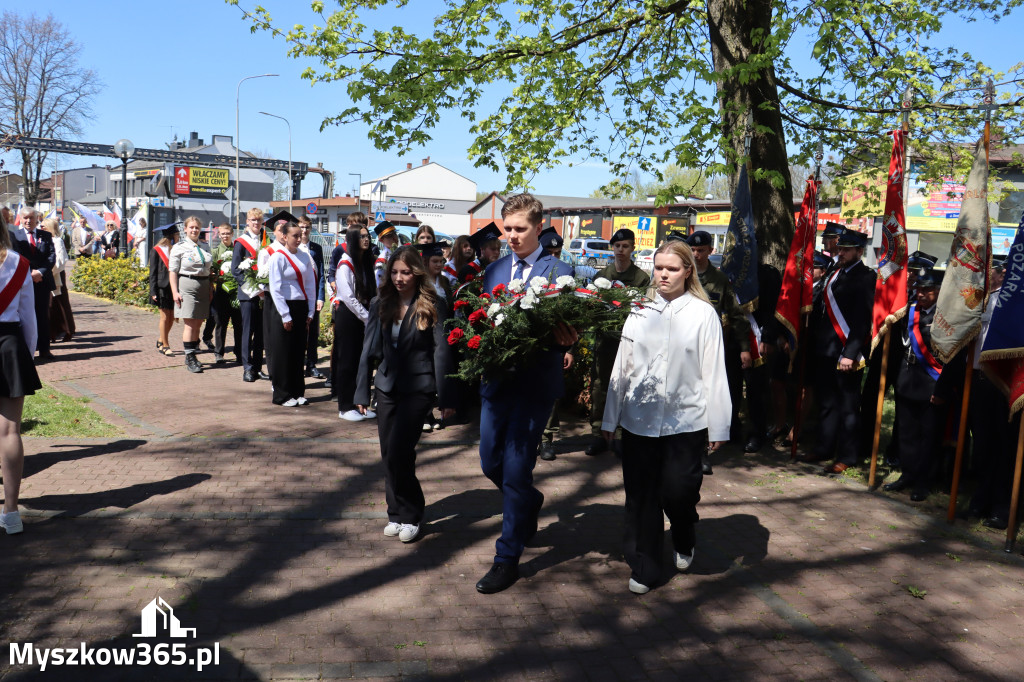 Fotorelacja: Święto Konstytucji 3 Maja w Myszkowie