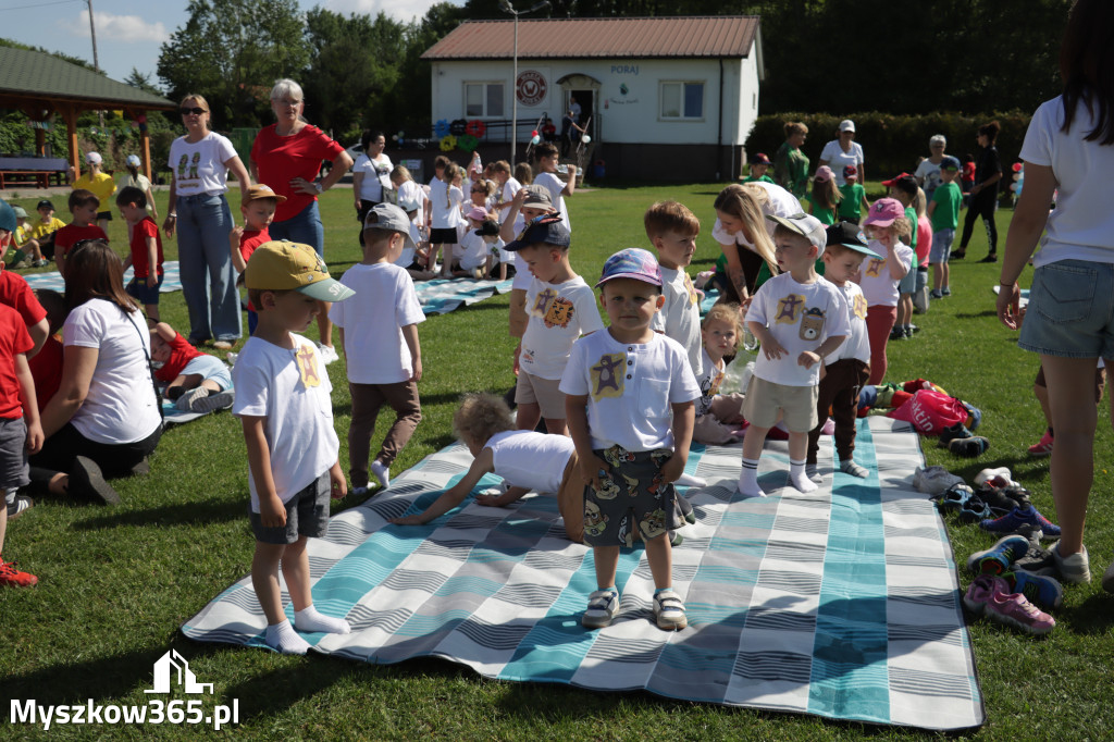 Fotorelacja I: Gminna Spartakiada Przedszkolaków w Poraju