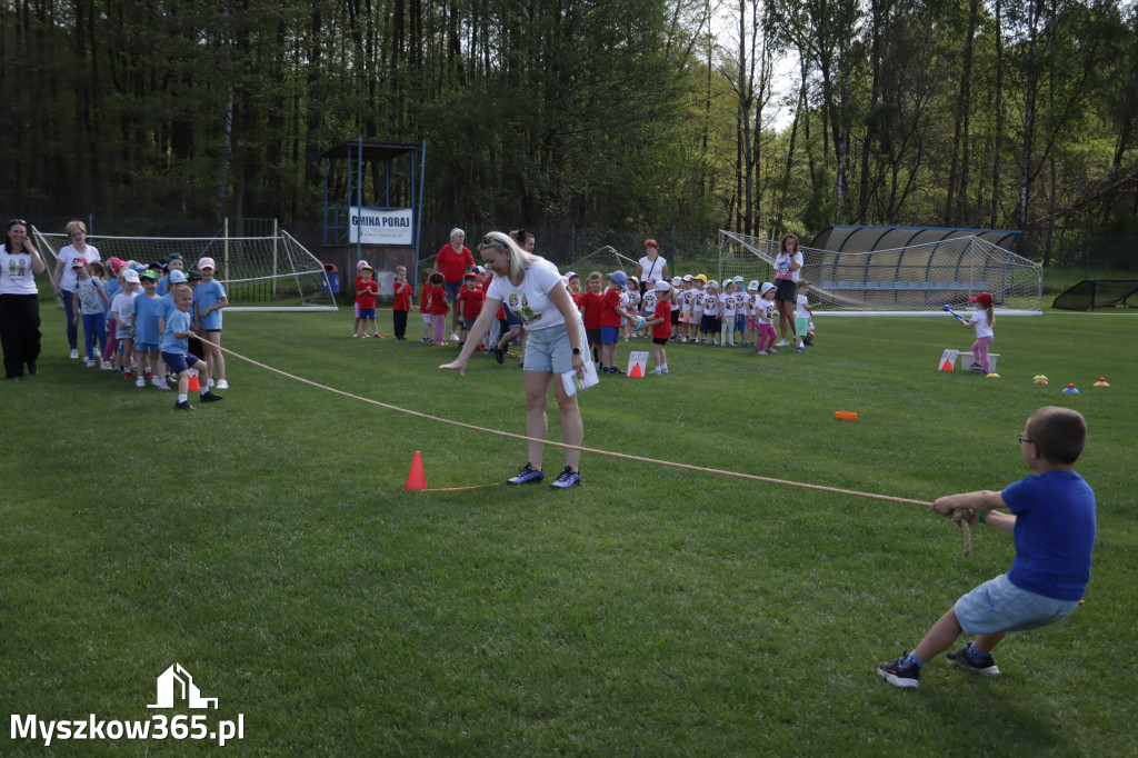Fotorelacja I: Gminna Spartakiada Przedszkolaków w Poraju