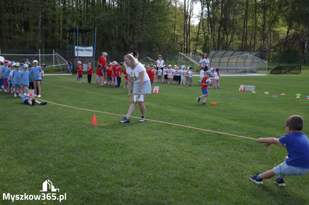 Fotorelacja I: Gminna Spartakiada Przedszkolaków w Poraju