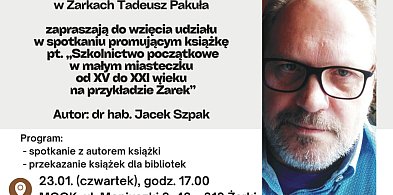 23.01. Spotkanie autorskie. Dr hab. Jacek Szpak.-43474