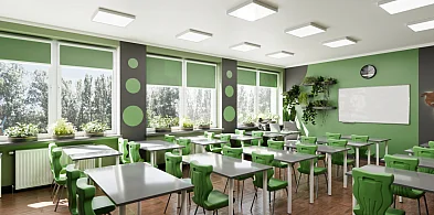 Zielona pracownia w Szkole Podstawowej w Żarkach.-50578