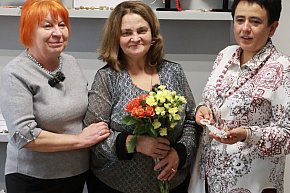 Fotorelacja: Wystawa z cyklu MOJE PASJE, HOBBY pani Lucyny Bąk członkini Klubu Seniora Koziołek-1025