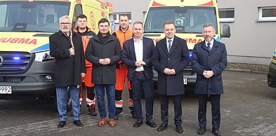 Fotorelacja: Briefing prasowy - zakup trzech ambulansów dla SPZOZ w Myszkowie