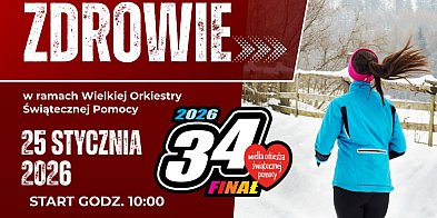 Bieg po Zdrowie podczas 34. Finału WOŚP w Myszkowie