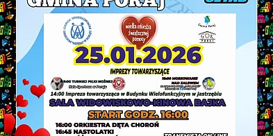 34. Finał WOŚP w Poraju: Program i atrakcje dla całych