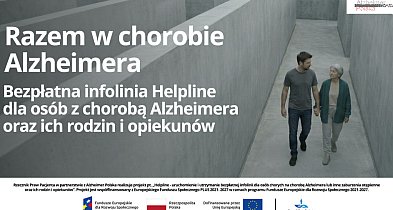 Razem w chorobie Alzheimera – bezpłatna infolinia Helpline dla pacjentów i opiekun