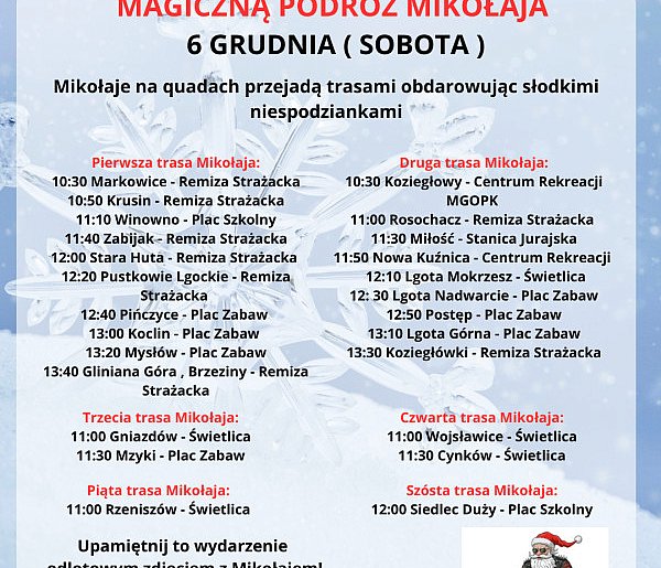 Magiczna Podróż Mikołaja – ruszamy 6 grudnia!-60519