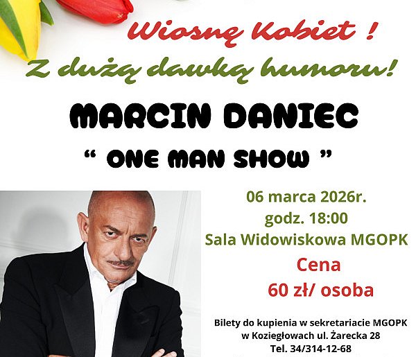 Świętuj Dzień Kobiet w Koziegłowach  Wieczór pełen humoru i doskonałej zabawy-62116