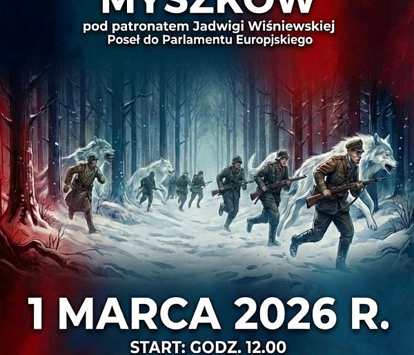 Tropem Wilczym w Myszkowie - Bieg pamięci Żołnierzy Wyklętych już wkrótce!