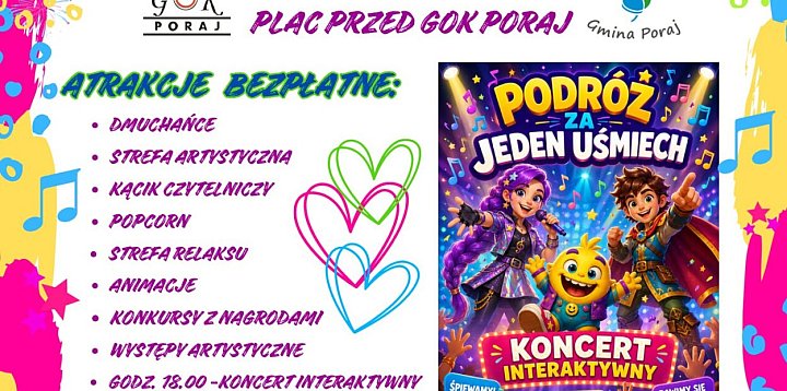 Gminny Dzień Dziecka w Poraju pełen atrakcji i emocji!