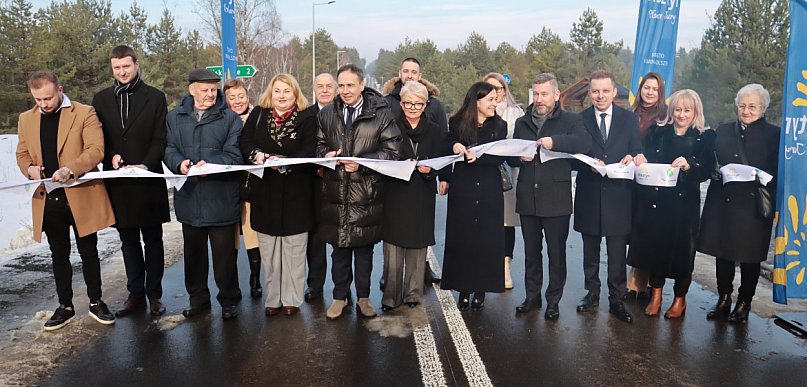 Fotorelacja: Uroczystość otwarcia drogi Choroń - Biskupice