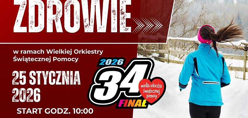 Bieg po Zdrowie podczas 34. Finału WOŚP w Myszkowie