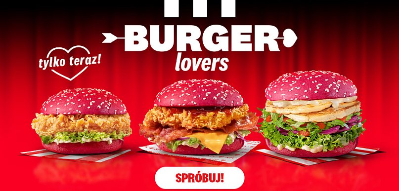 Różowe burgery od KFC na Walentynki!