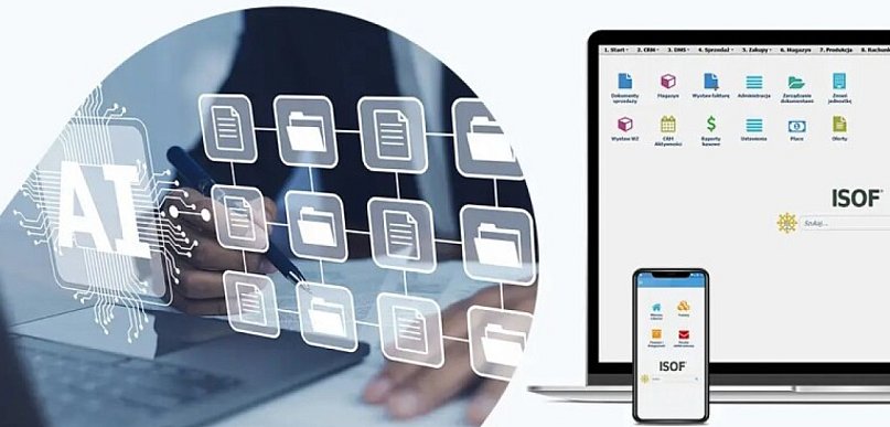 Sztuczna inteligencja (AI) w nowej wersji systemu ISOF-ERP (MediaRoom)