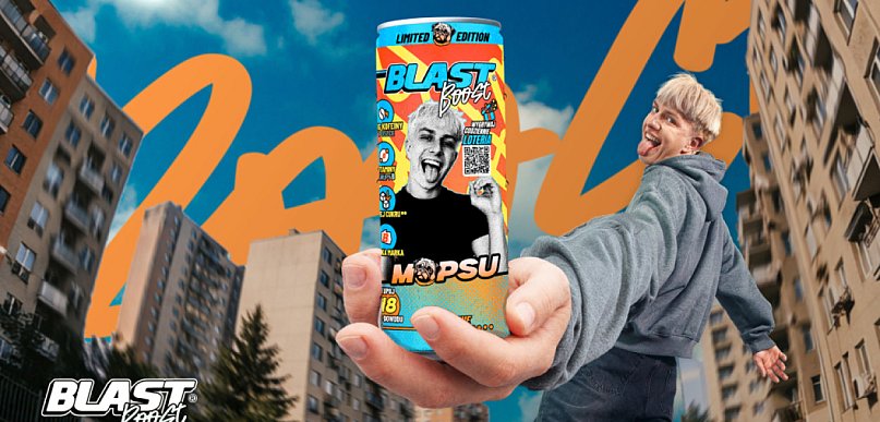 Z TikToka i YouTube na półki sklepowe. Znani influencerzy i BLAST Energy Drink łąc