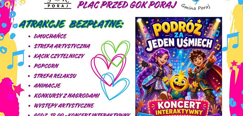 Gminny Dzień Dziecka w Poraju pełen atrakcji i emocji!
