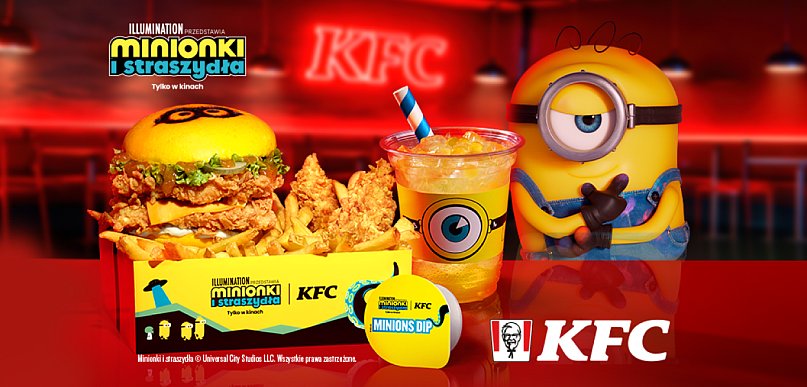 Minionki przejmują KFC Sieć zapowiada limitowane menu z bananowo-pomidorowym sosem