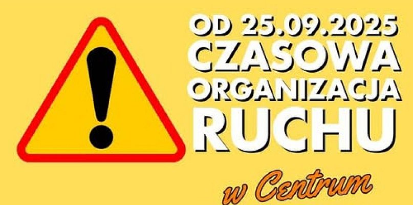 Czasowa organizacja ruchu w Centrum Myszkowa - 57100