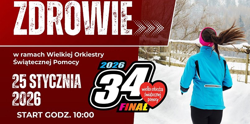 Bieg po Zdrowie podczas 34. Finału WOŚP w Myszkowie