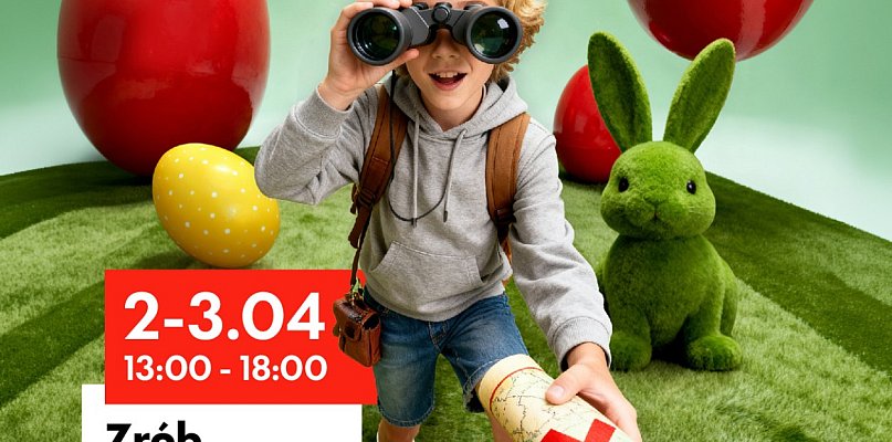 Wielkanocna gra terenowa w BIG Myszków. Rodzinna zabawa i nagrody